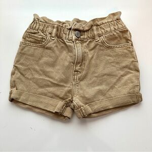 GAP Tan Casual Cotton Shorts Cuffed Relaxed Fit Size 5